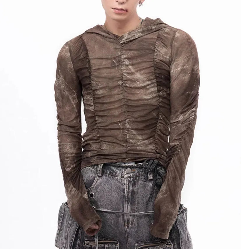 Boys lightweight ice silk bottoming shirt in picture colour for printing pleating inner wear.