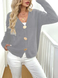Women's deer plush long sleeve coat with princess sleeves in black street style