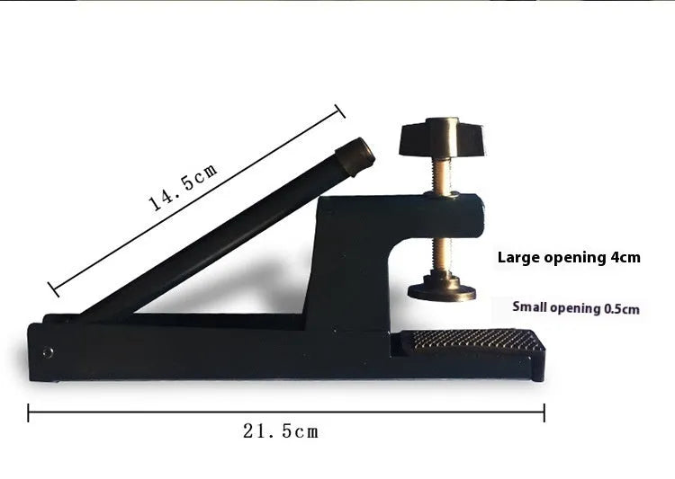 Universal large table tennis post clip with thickened construction for indoor open grid tables