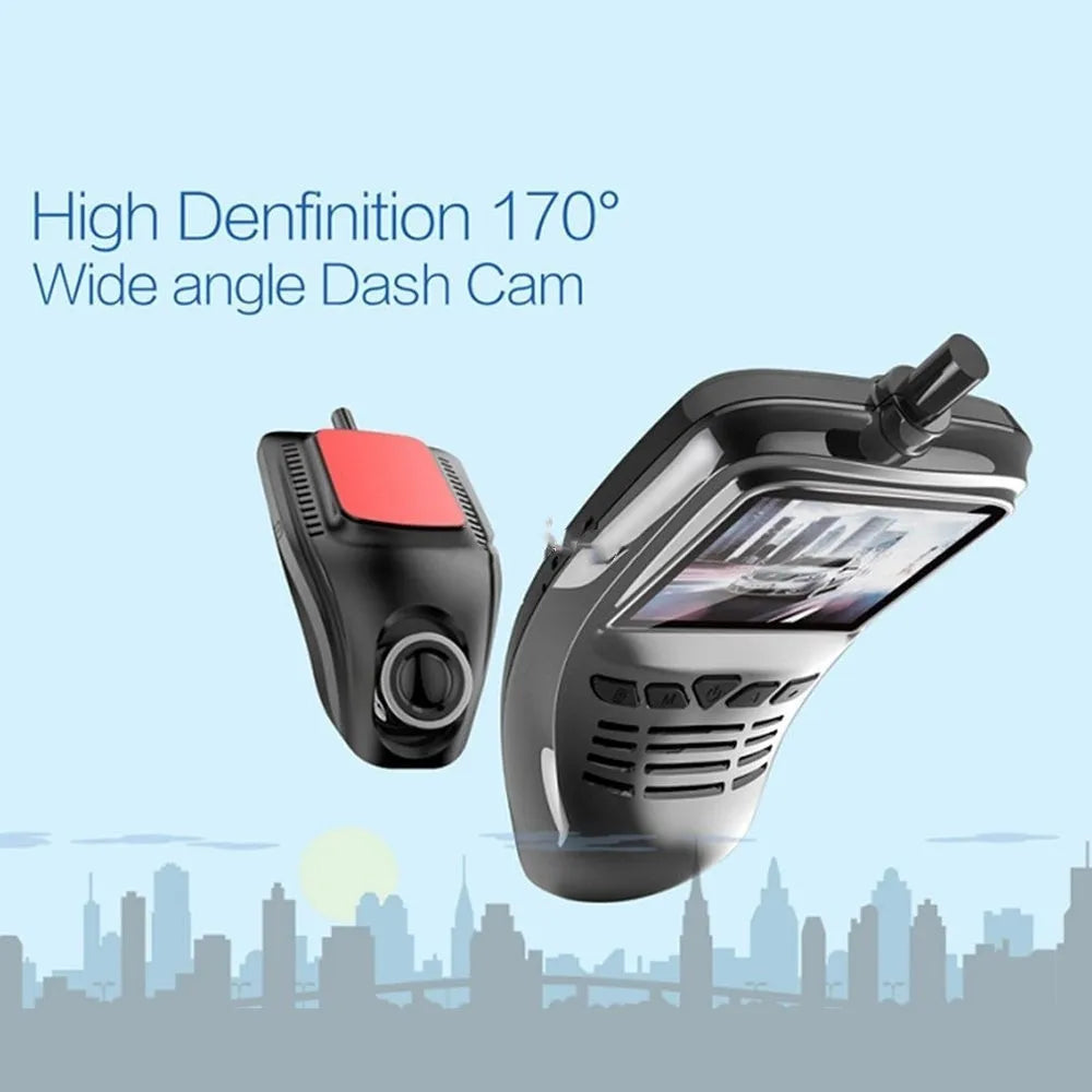 Small Eye dash cam car DVR recorder with Full HD 1080p Sony sensor 165-degree wide angle lens and 2.0-inch LCD screen