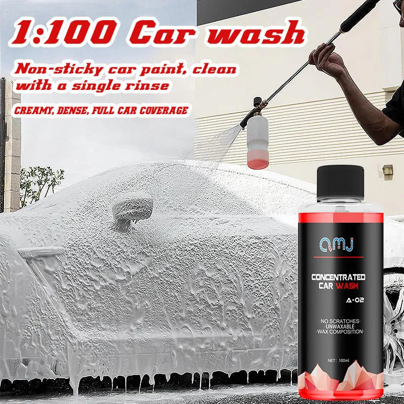 100ml super concentrated car decontamination and polishing cleaner with high foam formula