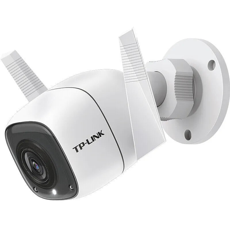 Outdoor 1080p HD webcam with infrared night vision and dustproof housing.