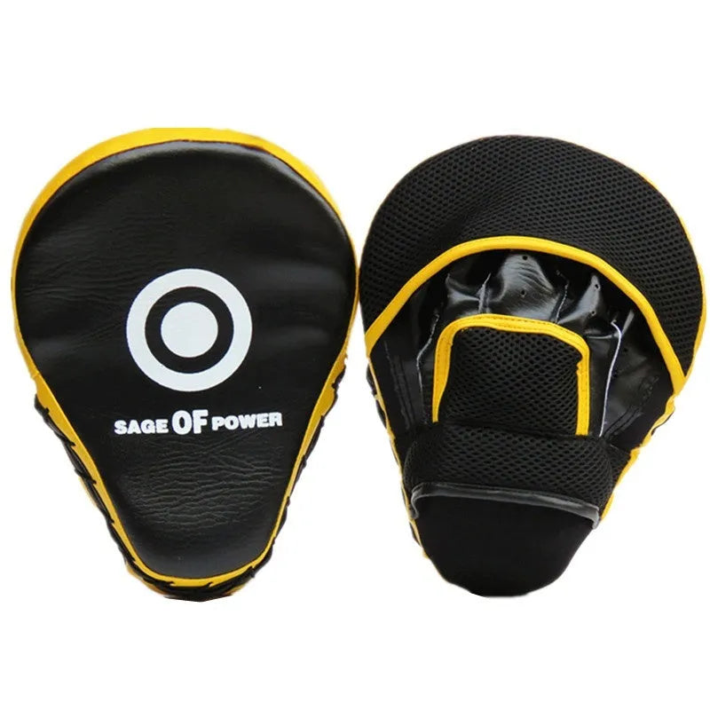 25cm boxing target pad with coloured edge options for martial arts training