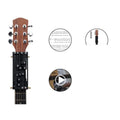 Black auxiliary folk guitar chord practice device with automatic gear mechanism for beginners
