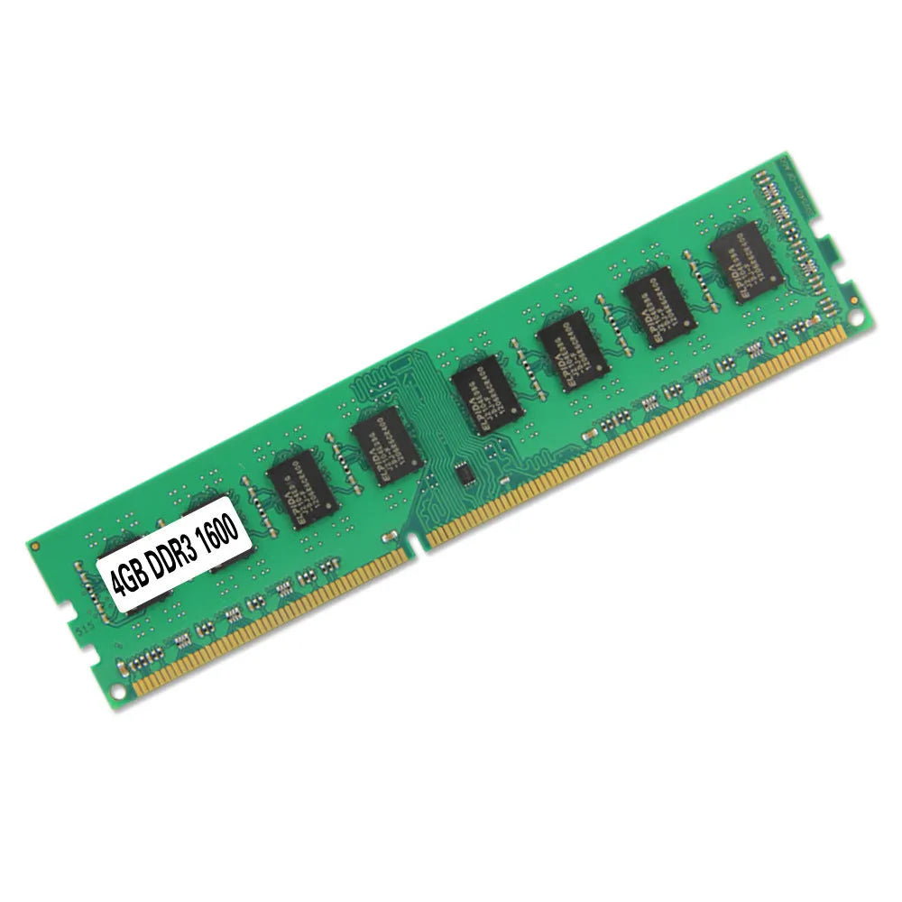 4GB DDR3 desktop memory module with 1600MHz frequency for PC computers