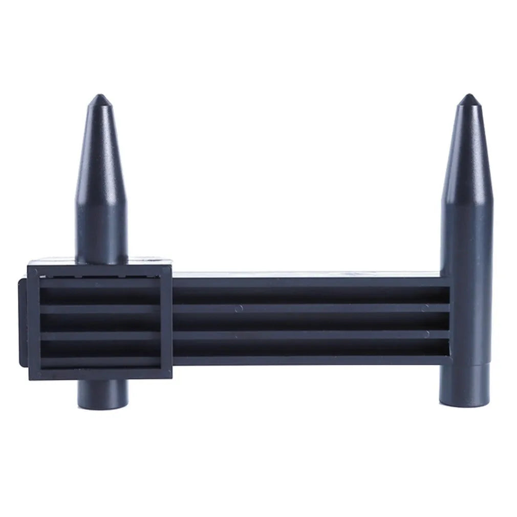 Digital hole distance measuring tool for wheel hub modification with electronic display