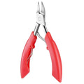 Bevel olecranon nail clippers with nail groove slot in multiple colour options