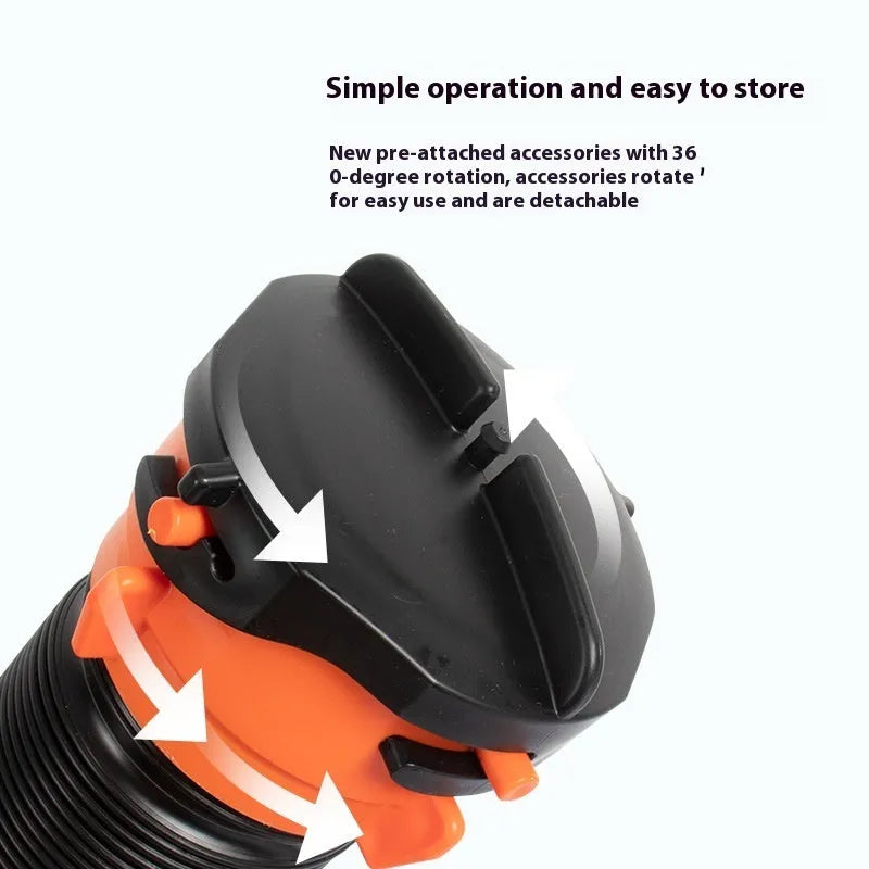 90 degree sewage hose rotary elbow joint in PP material showing flexible drainage connection