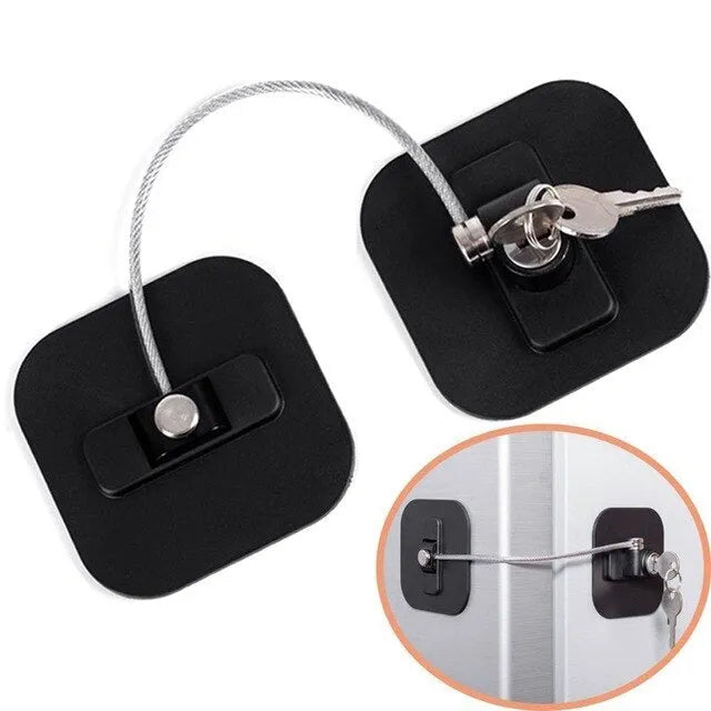 Child crash limit window safety lock and refrigerator limiter made from PPA and stainless steel, with nine style options for childproofing