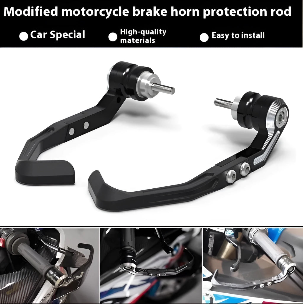 Pair of CNC aluminium bow guard protection pads for Honda CBR650F and CBR650R motorcycles.