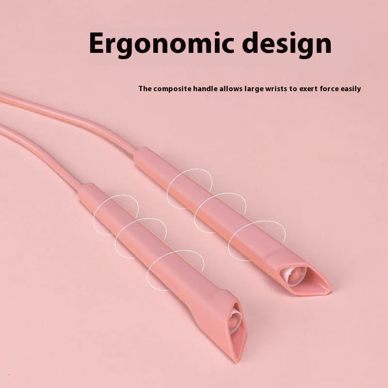 Plastic handle PVC fitness jump rope in various colours for cardio training and skipping exercises