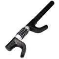 Car steering wheel U-lock with combination dial in alloy steel construction