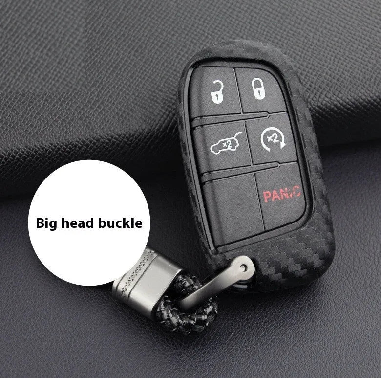 Silicone protective case for Dodge Chrysler Fiat car remote key fob.