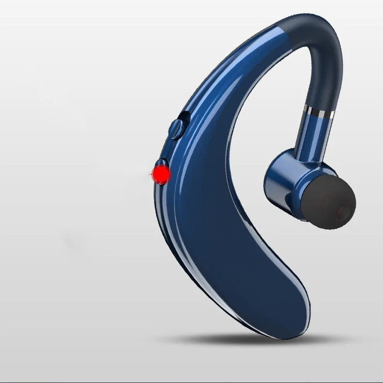 Sports running driver single ear hanging Bluetooth headset S109 in black with charging case