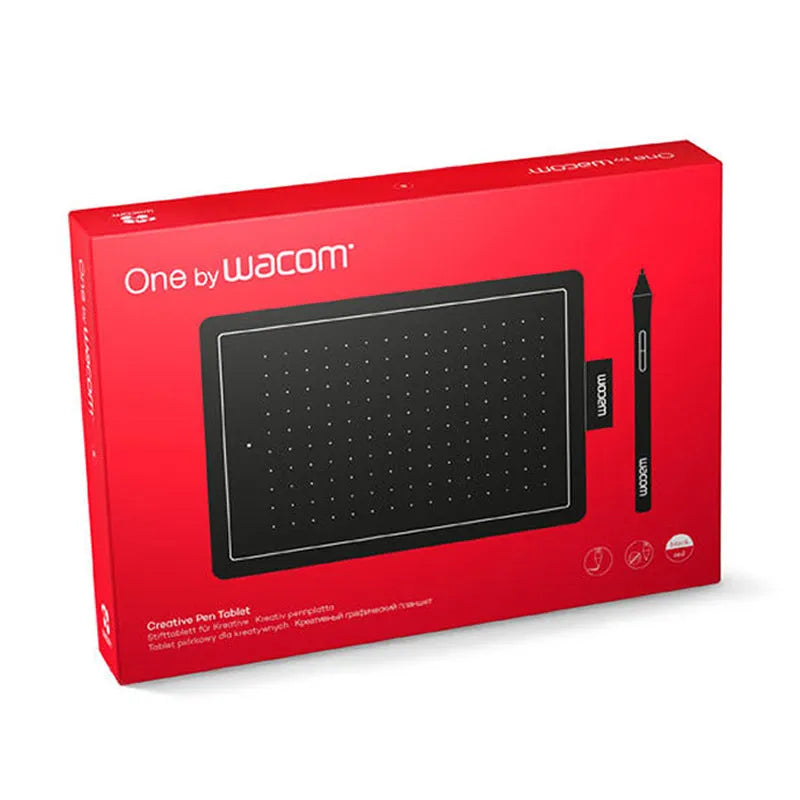 CTL-472 small USB drawing tablet with pressure sensitive pen, 210 x 146mm, 3 replacement nibs and nib changer