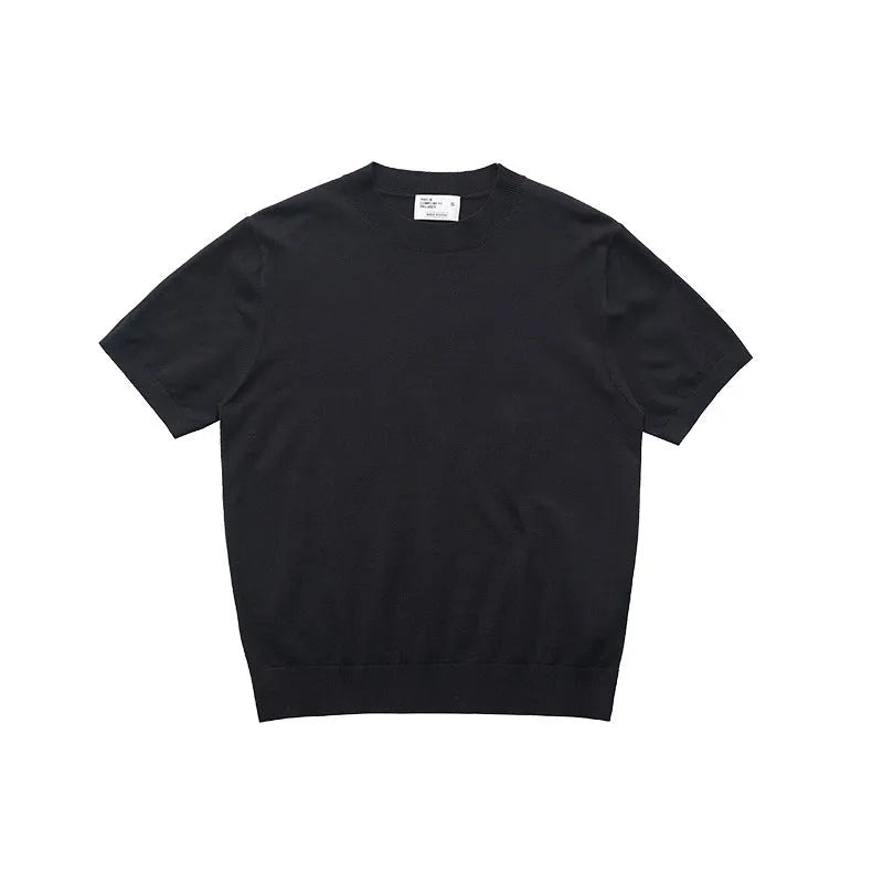 Fanio women's short-sleeved velvet t-shirt in black, grey, or white