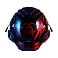 Black Bioweapon tech-style full face helmet prop, CYBER04 model