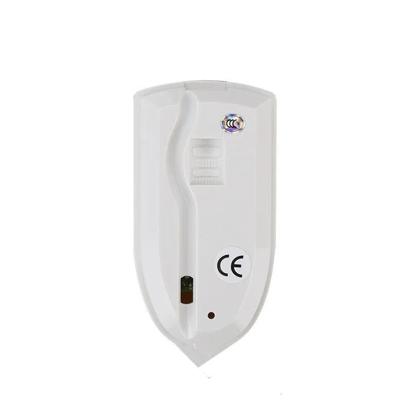 White wired PIR motion sensor wall mounted with 120 degree detection angle for home security system