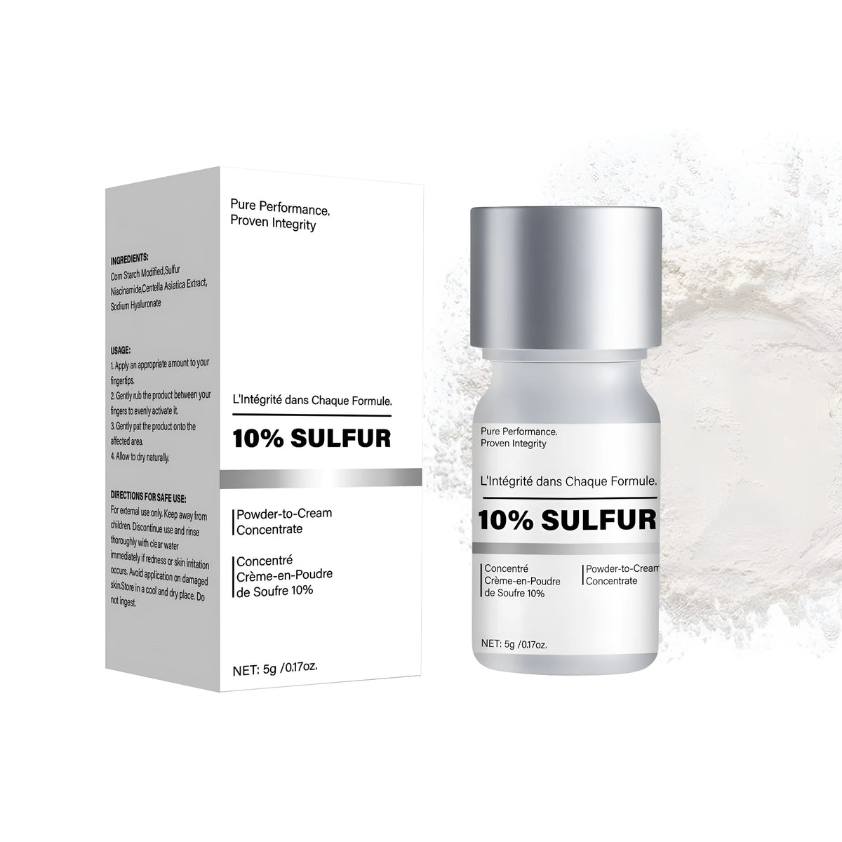 Powdered concentrated emulsifiable paste cream 5g FP-F061 body care appliance makeup tool single cream
