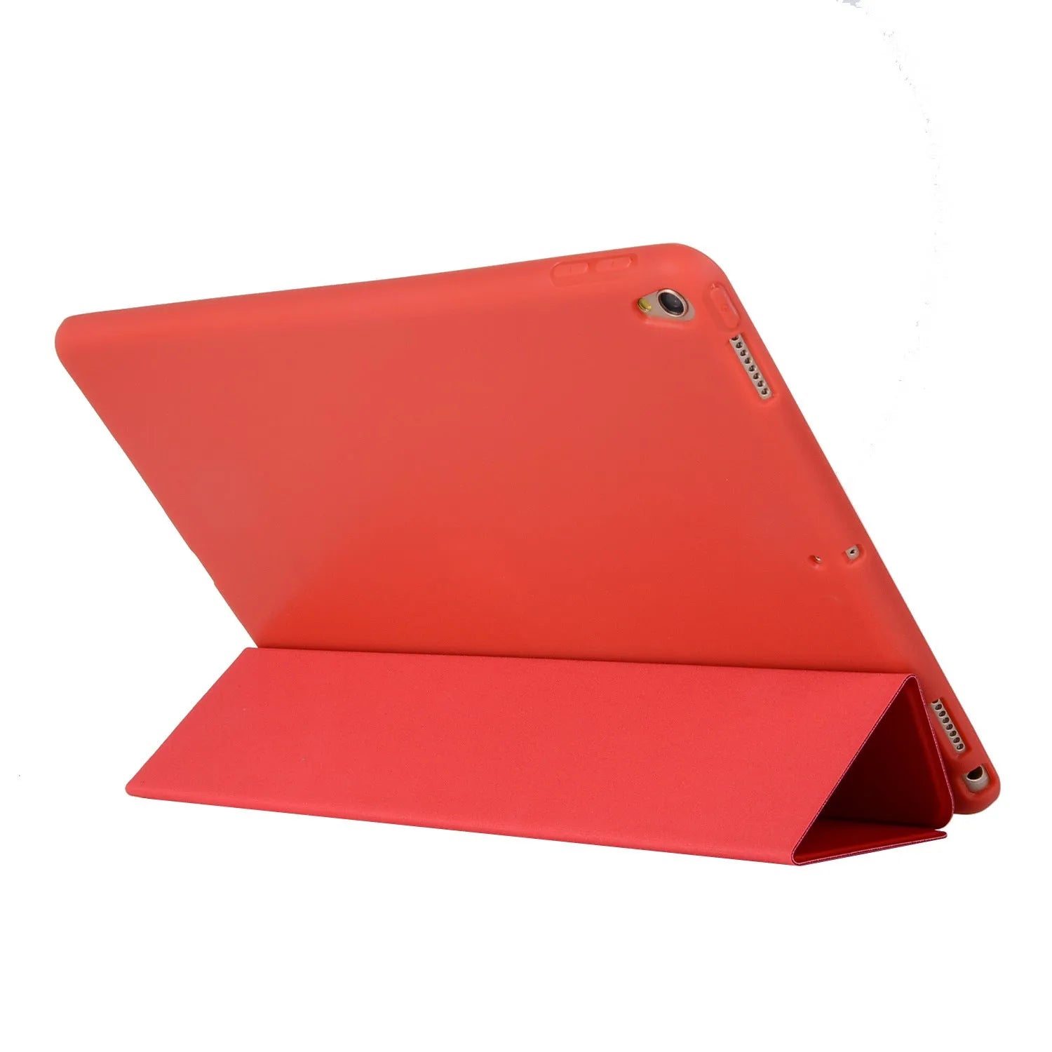 Business flip tablet case in black PU leather with TPU inner shell, designed for iPad Pro 10.5, Air, and iPad 2-4