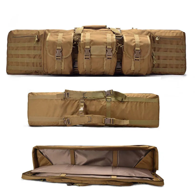 Tactical multifunctional backpack 45L waterproof 600D fabric in ArmyGreen plain pattern for outdoor use