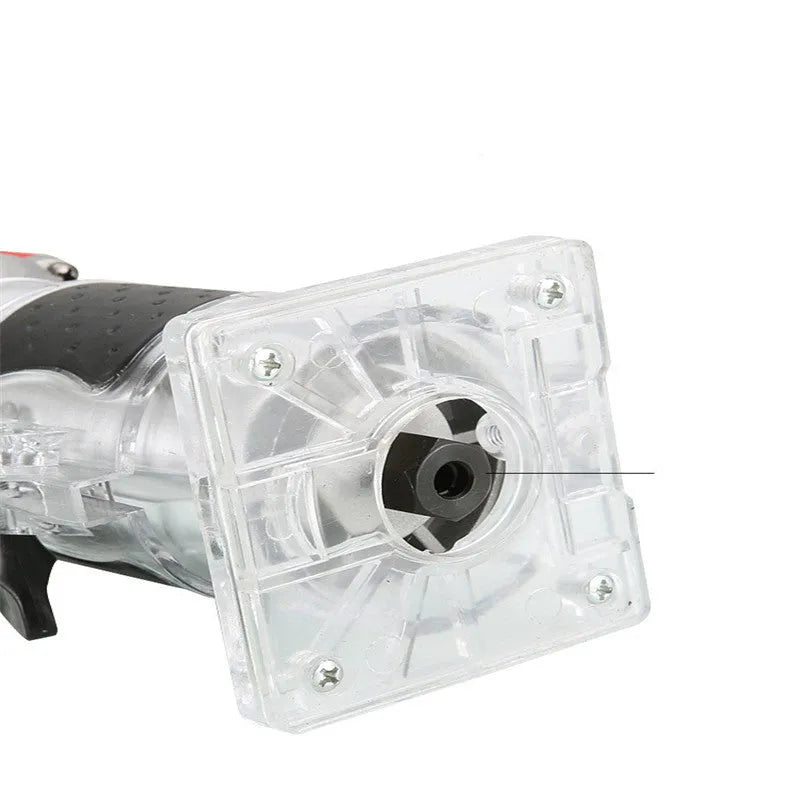 800W electric wood polishing trimmer with aluminium casing and power cord