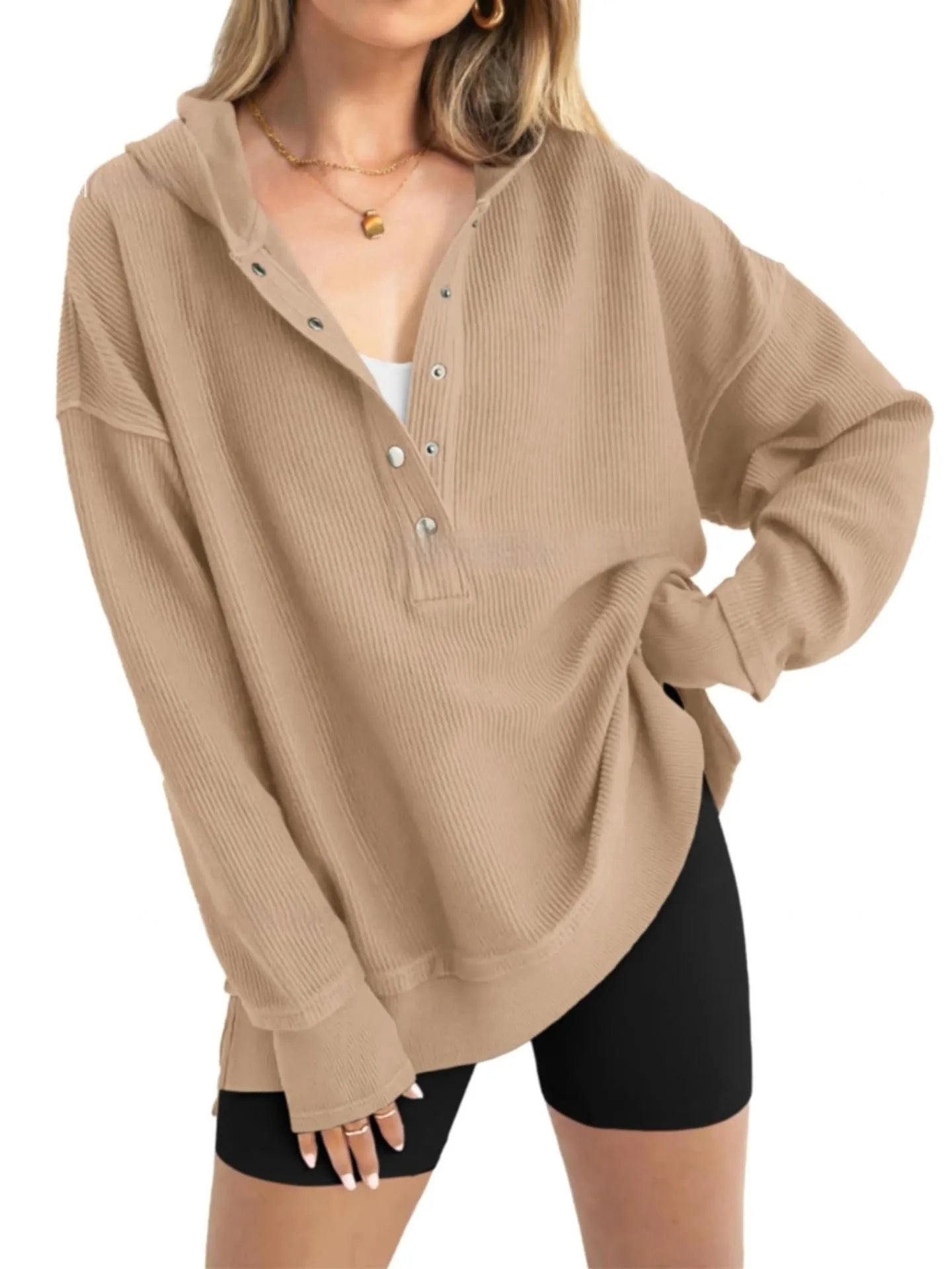 Women's loose fit long sleeve raglan sweater in solid peacock green colour, casual pullover style.