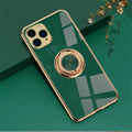 Soft TPU silicone phone case for iPhone in milk tea colour, showing camera hole and slim profile.