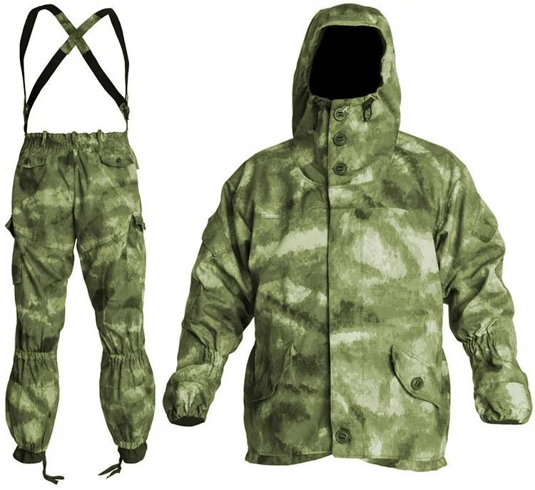 Men's Special Forces Mountain Battle Suit in camouflage, featuring a jacket and trousers set for tactical outdoor use.