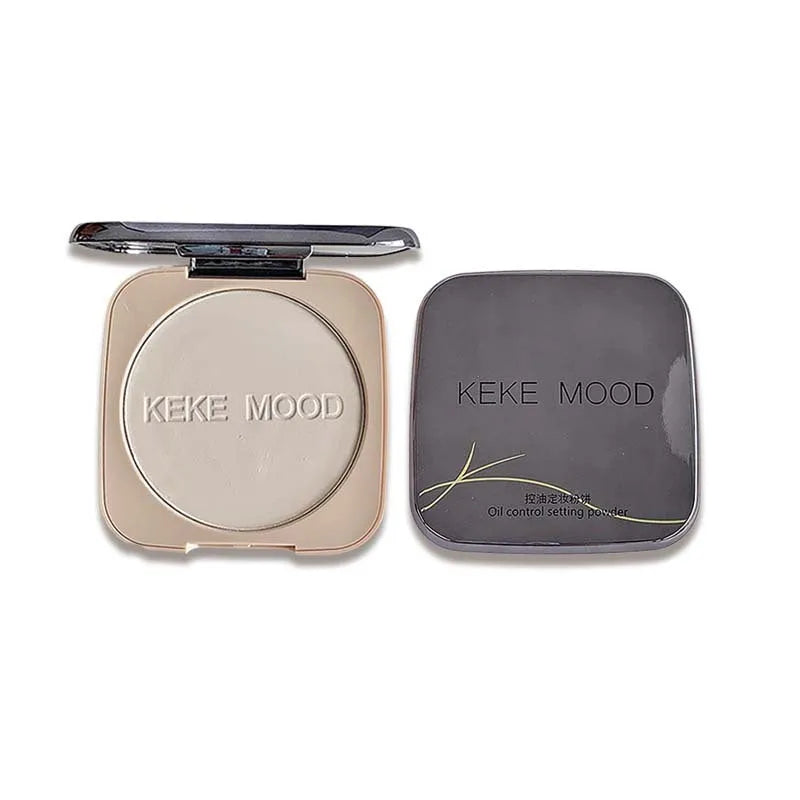 15g compact of pressed face powder for oil control and a matte finish, shown in one of three colour options.