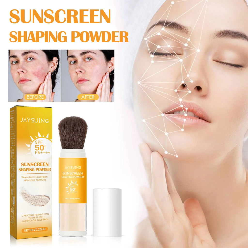 8g container of translucent silica finishing powder for oil control and makeup setting