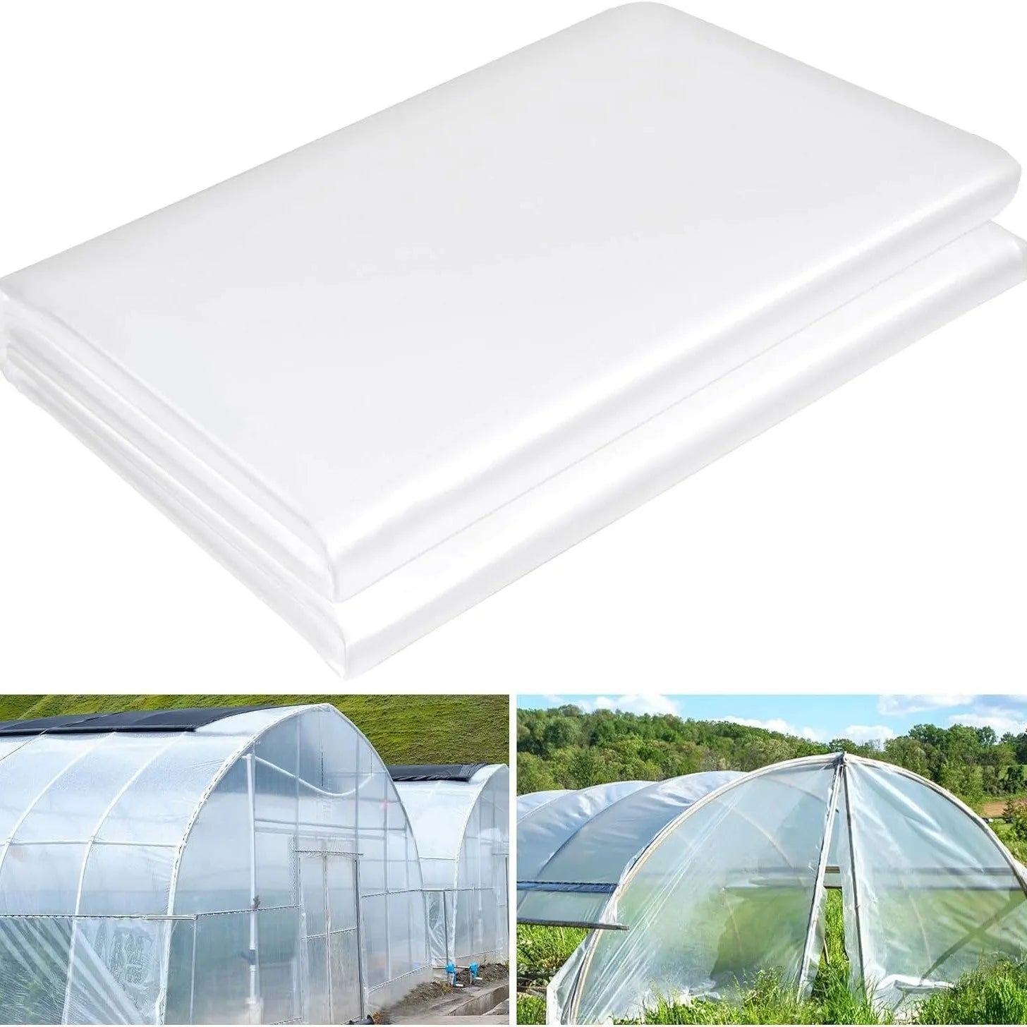 4x8 metre plastic greenhouse cold film for vegetable shed insulation