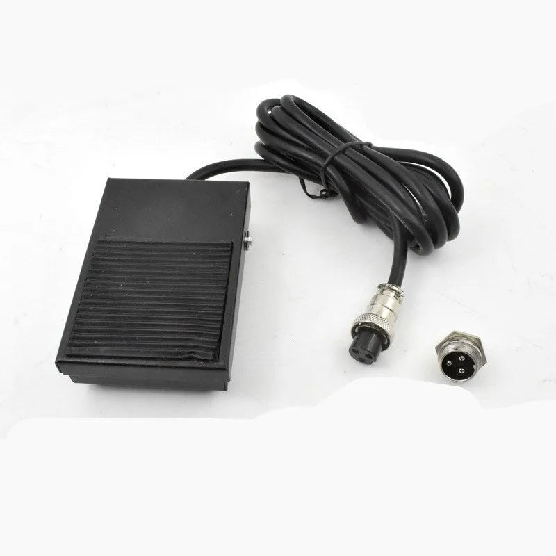 Metal welding foot switch with 1.8m cable and two-core plug for laser welding machine control