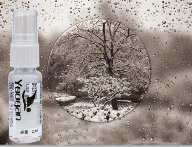Anti-fog liquid bottle with 15ml and 20ml options for glasses, goggles, and camera lenses