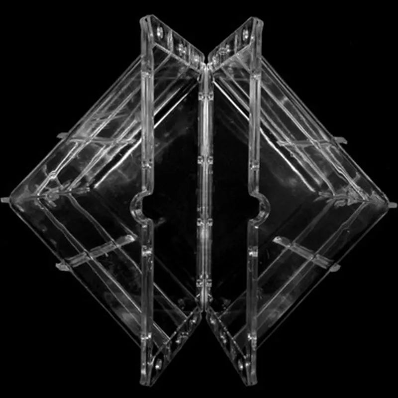 Square plastic watermelon growth mould with 13cm internal dimensions for shaping uniform fruit