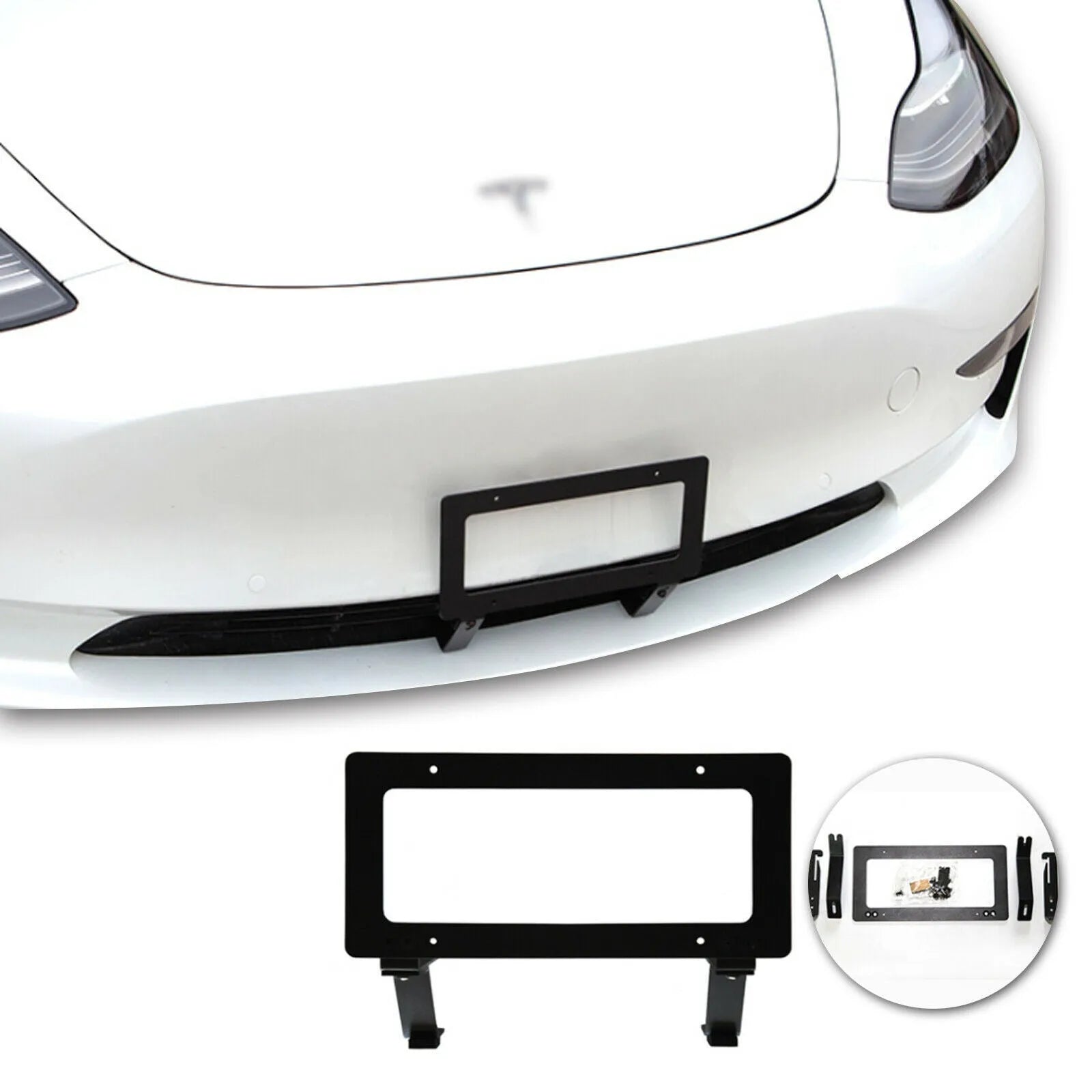American-style aluminium alloy license plate bracket for Tesla Model 3 and Model Y