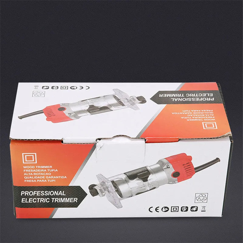 800W electric wood polishing trimmer with aluminium casing and power cord