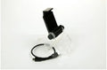 Black PS4 controller phone clip mount with OTG cable for Android gaming up to 6-inch screens