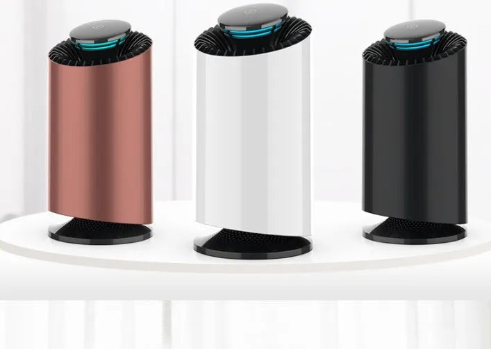 Photocatalyst mosquito killing lamp showing dual UV light design with UK/US style options