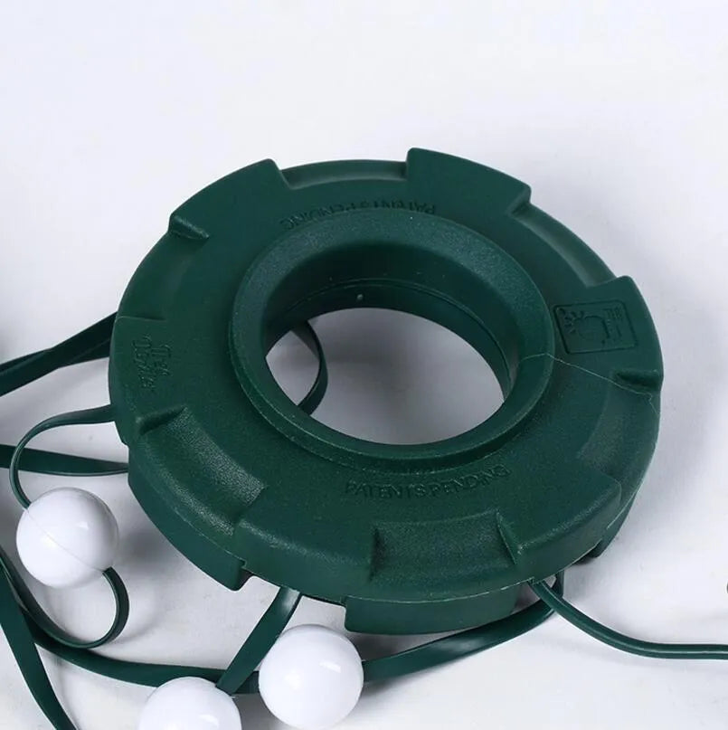 64 LED Christmas tree light string with button control for dimming and colour change functions
