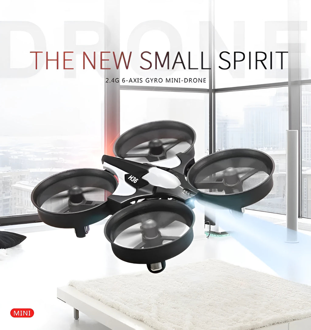 JJRC H36 mini drone blue and grey with remote control 9.5cm headless mode