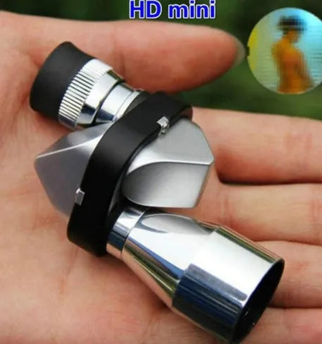 Compact aluminium alloy monocular telescope with 8x magnification and 20mm objective lens
