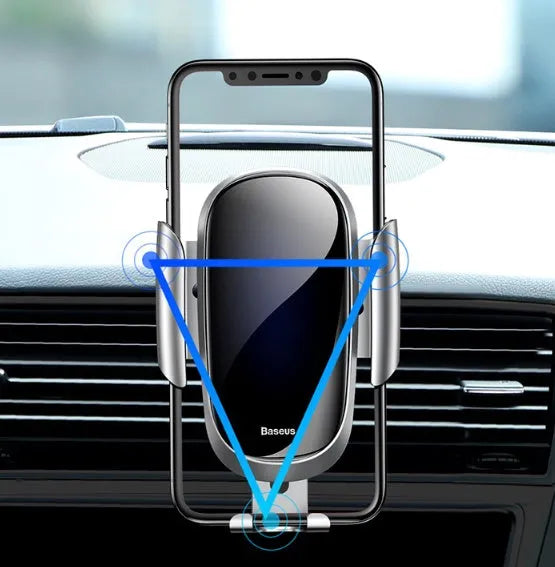 Universal smart car bracket mounting smartphone with adjustable viewing angles