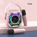 Portable wireless Bluetooth karaoke speaker with microphone in V11 colours