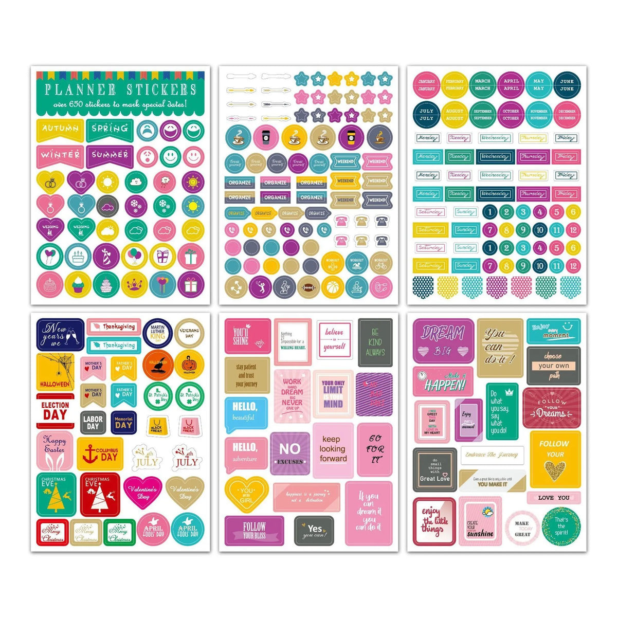 Irregular planning note stickers in Stickers B colour with copper plate sticker material and 0.13mm thickness