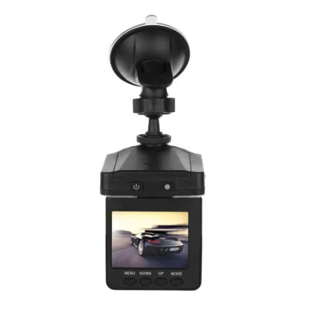 H198 HD infrared night vision car dashboard camera recorder with small screen.