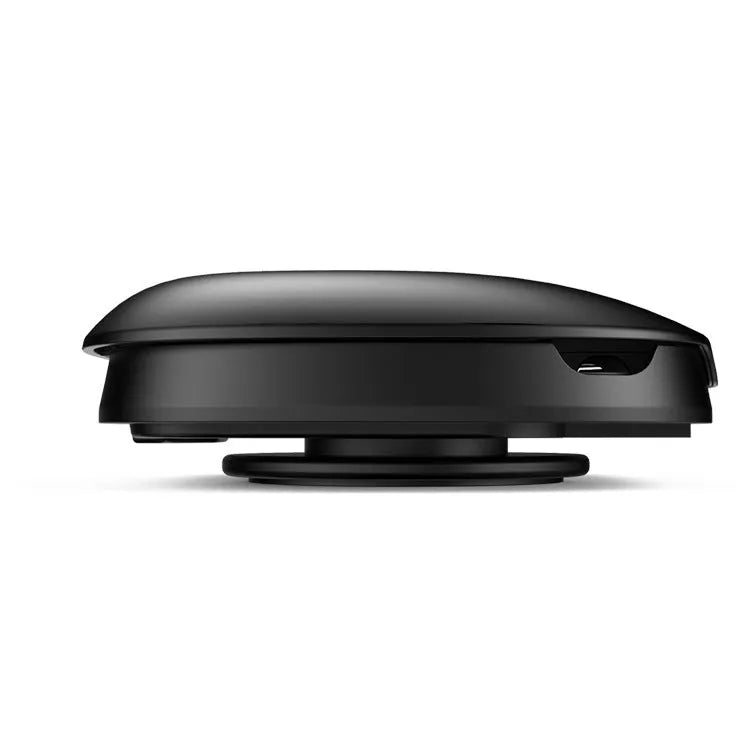 Black rotating suction cup car navigator bracket showing 360-degree adjustment mechanism