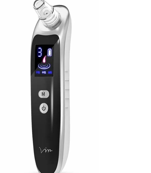 Electric pore cleaner suction blackhead remover with 3 modes in black rose gold and white