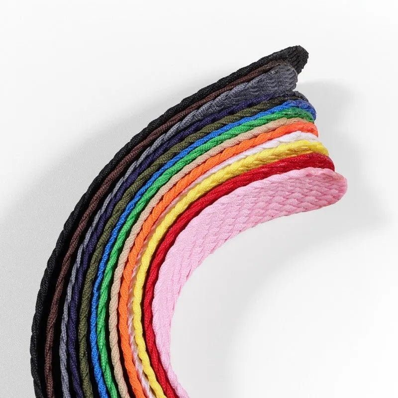 Woven nylon watchband in multiple colour options, 14-22mm width, with spring bar attachment
