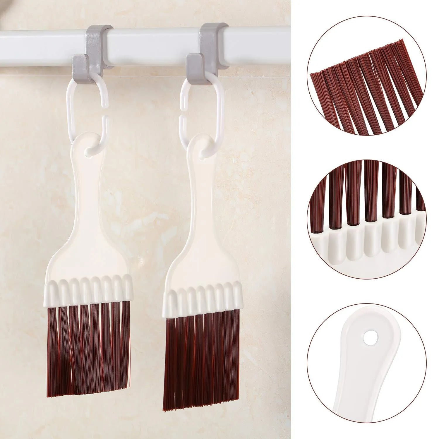 Stainless steel air conditioning fin comb and cleaning brush tool set for condenser maintenance
